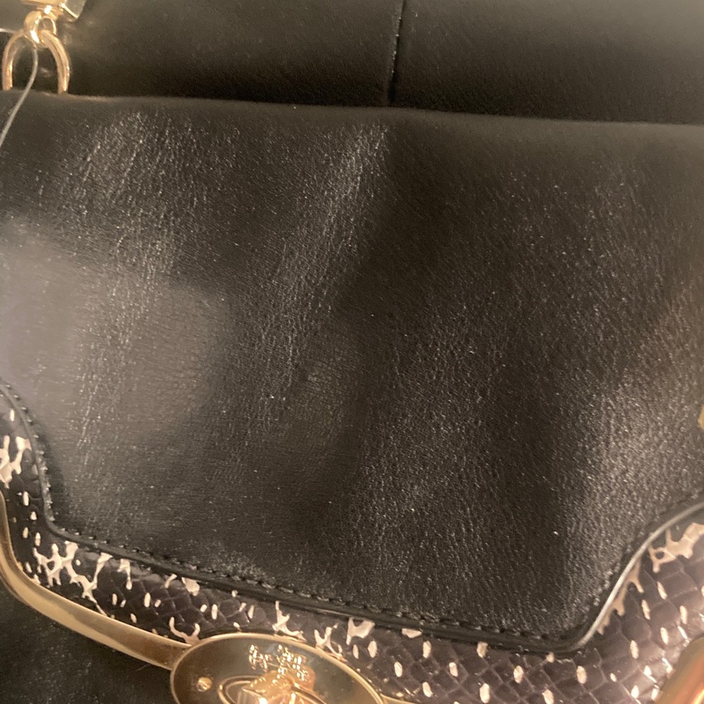 NWT Authentic Coach Madison 2 Tone Python Embosse… - image 11